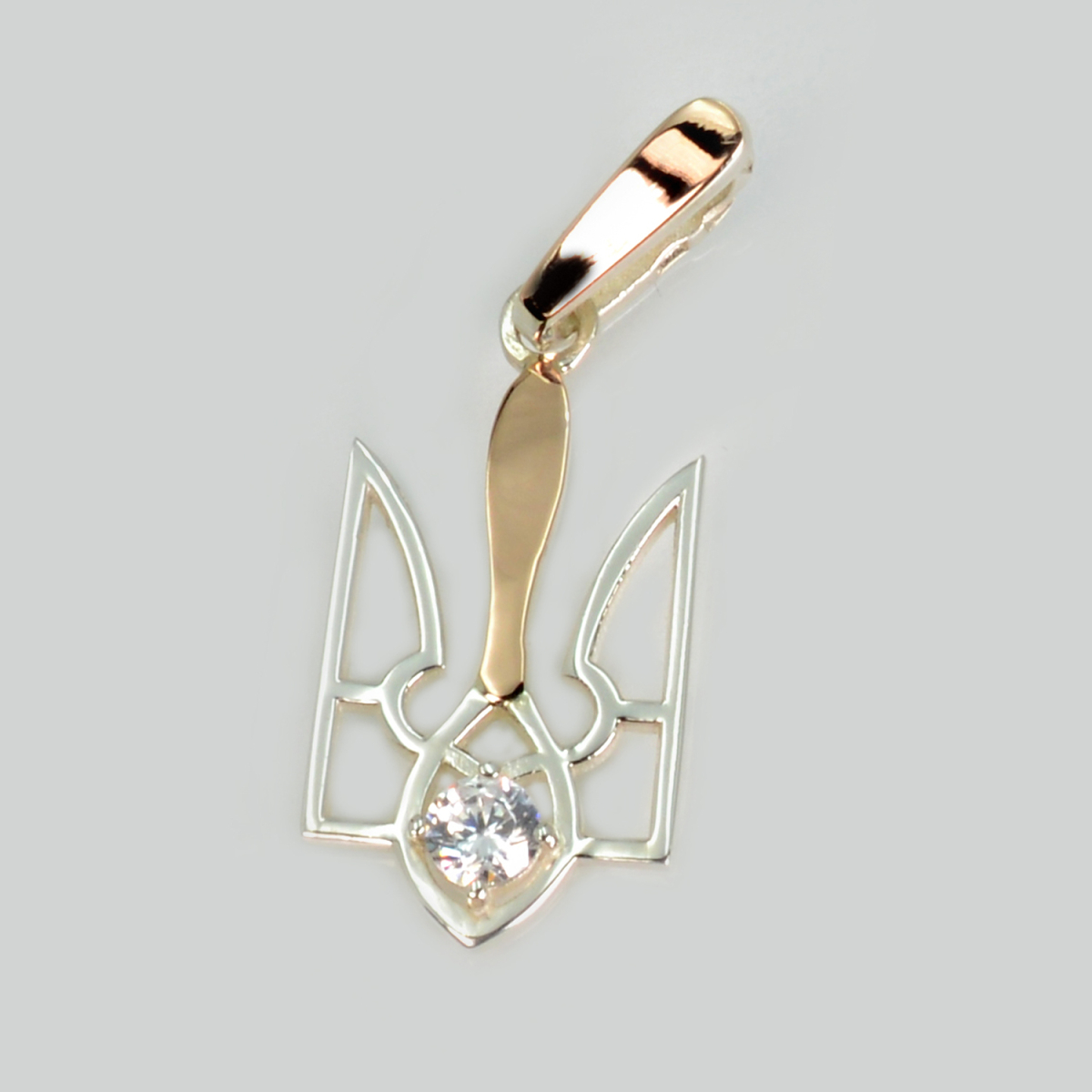 Серебряна подвеска "герб" (1001п)