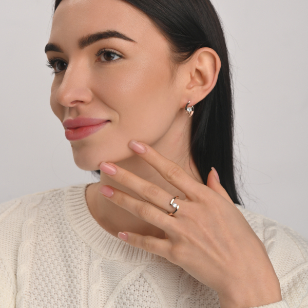 Серебряные серьги (113с)