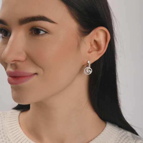 Серебряные серьги (115с)