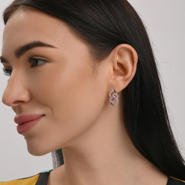 Серебряные серьги (119с)