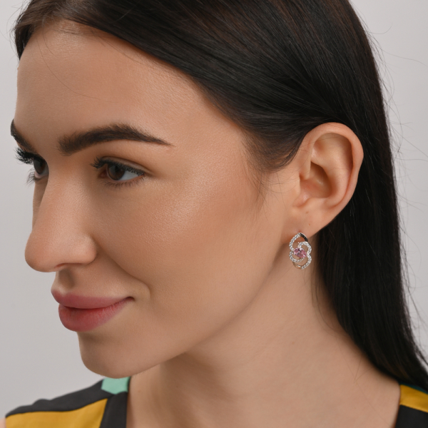 Серебряные серьги (119с)