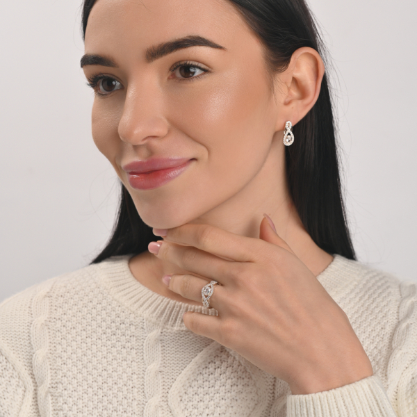 Набор из серебра с золотом (125)