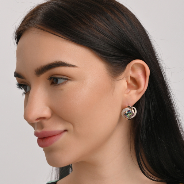 Серебряные серьги (130с)