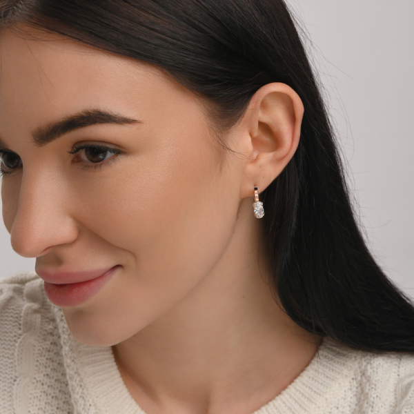 Серебряный комплект с золотом (137)