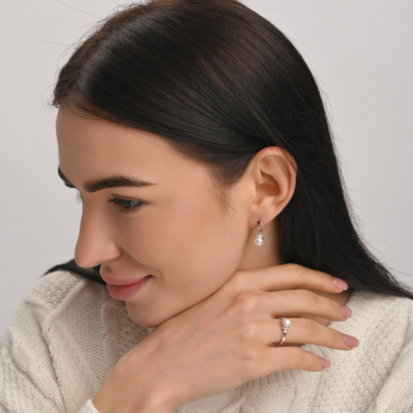 Серебряное кольцо с золотыми пластинами (138к)