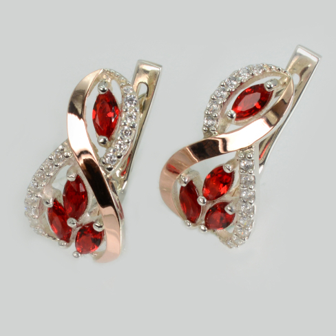 Серебряные серьги