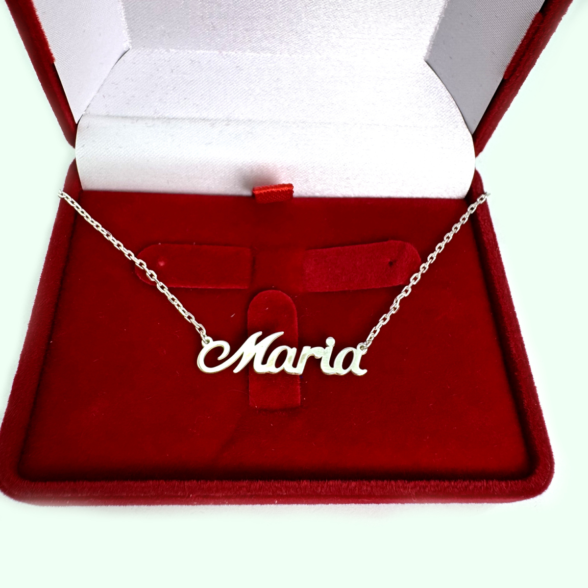 Серебряная подвеска на цепочке с именем 2016п (2016п)