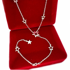 Серебряное колье 2024п