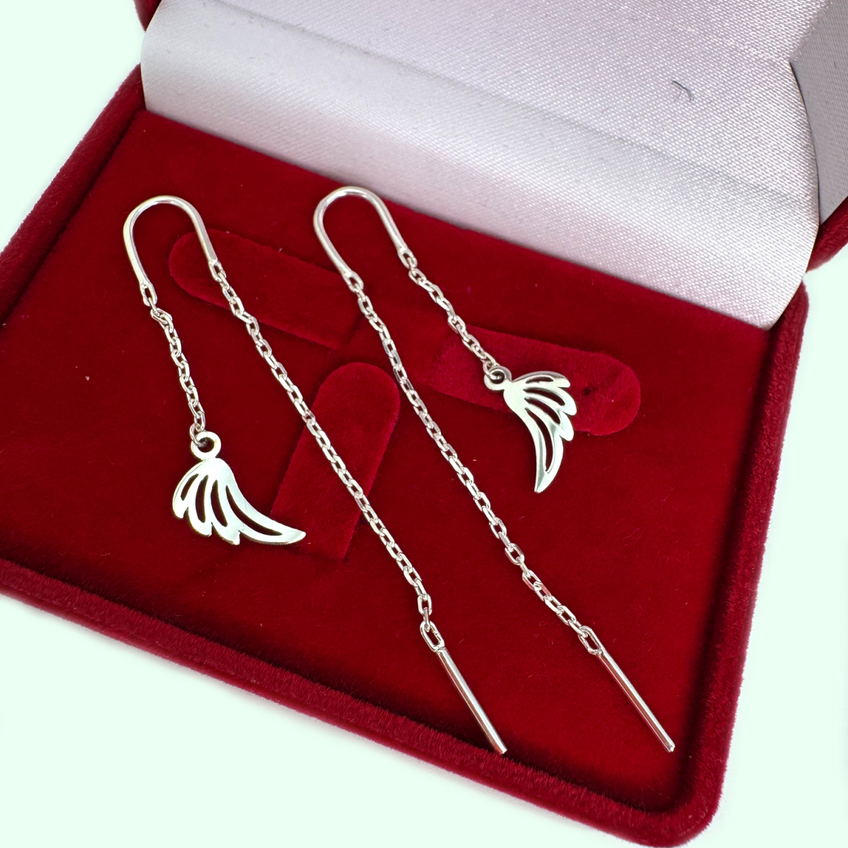 Серебряные серьги-протяжки, 3004с (3004с)