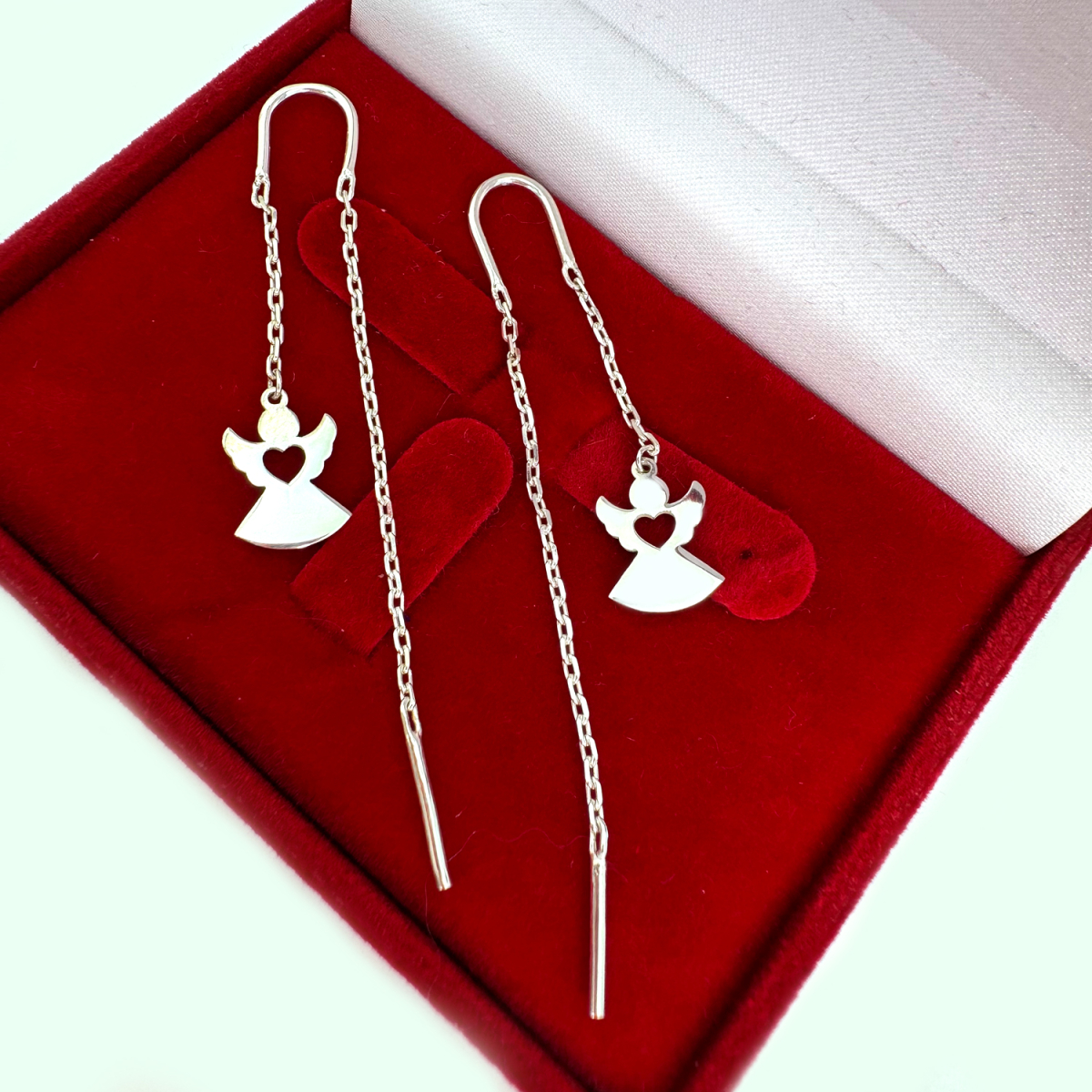 Серебряные серьги-протяжки, 3008с (3008с)