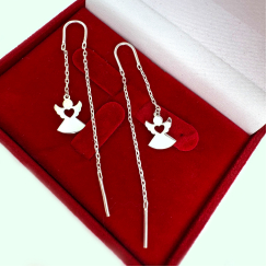 Серебряные серьги-протяжки, 3008с
