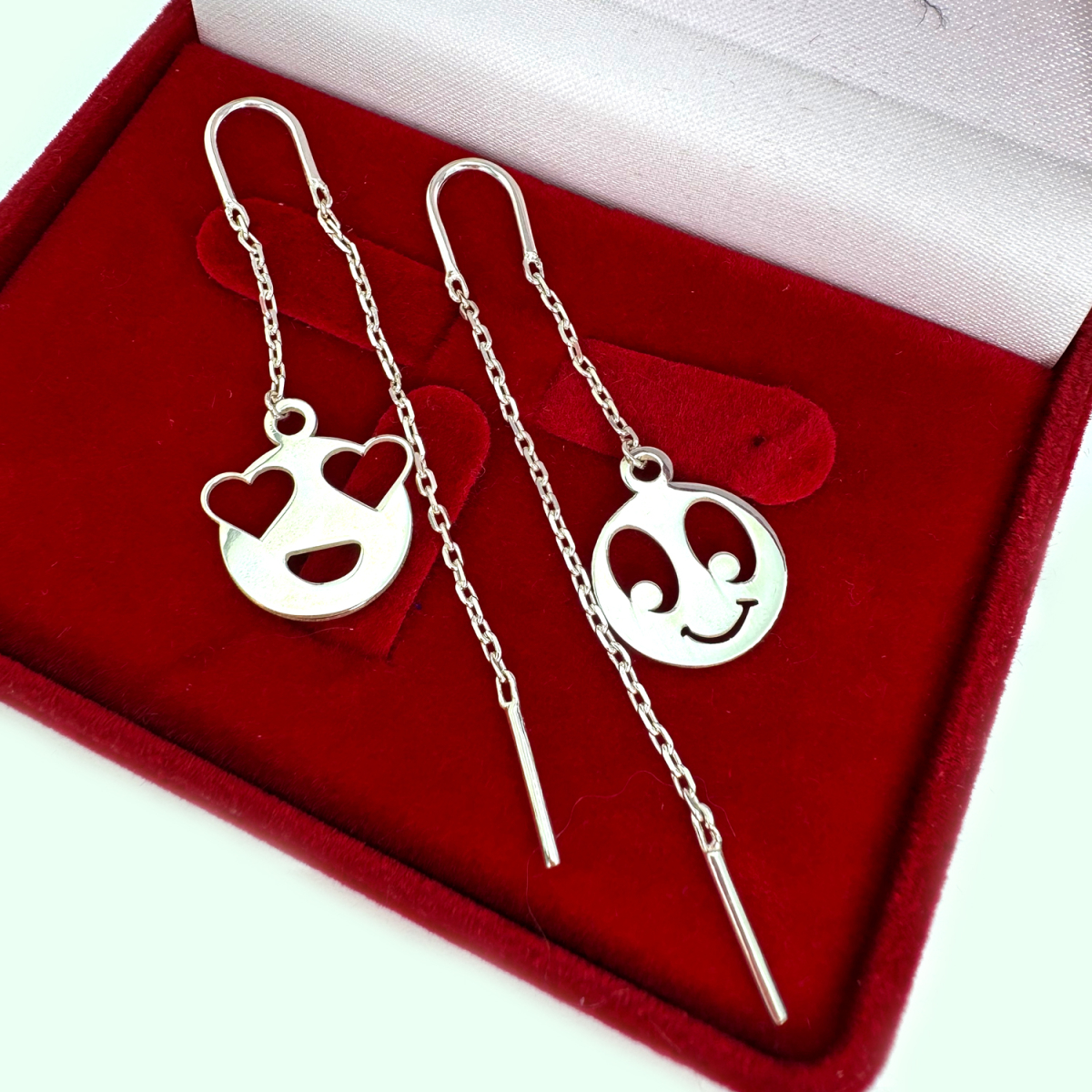 Серебряные серьги-протяжки, 3016с (3016с)