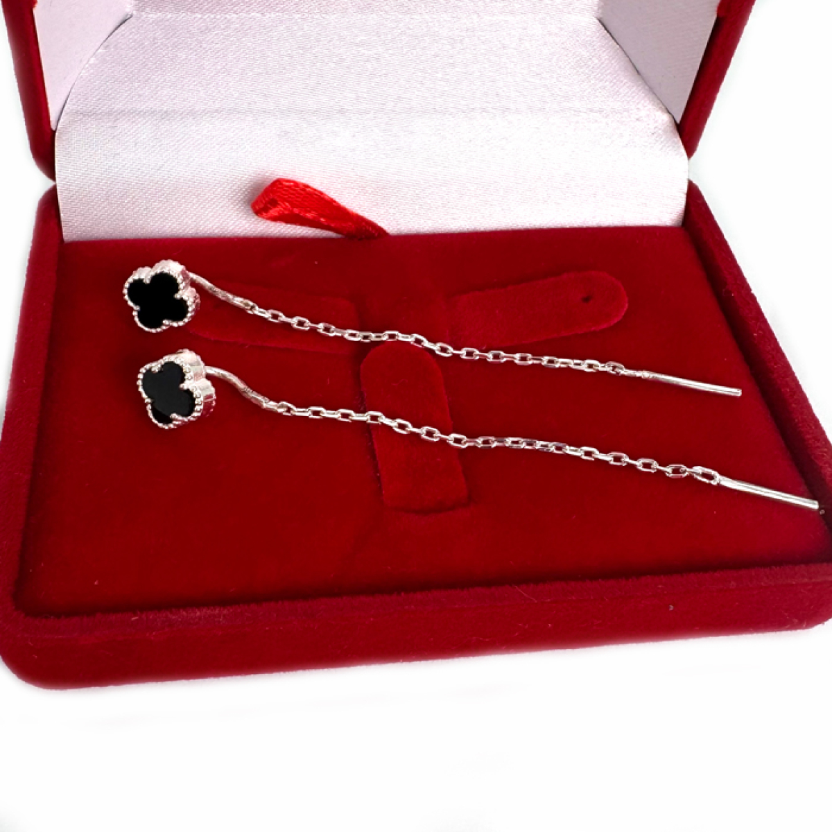 Серебряные серьги-протяжки (3022с)