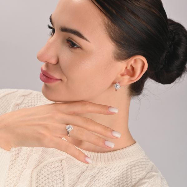 Серебряные серьги (306с)