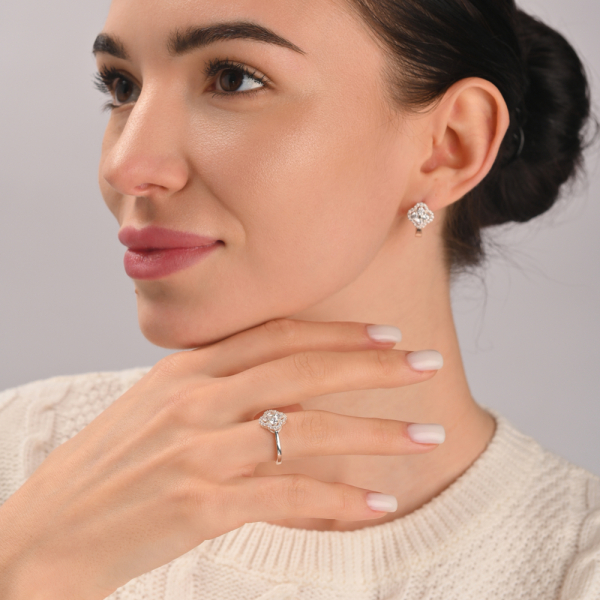 Серебряные серьги (306с)