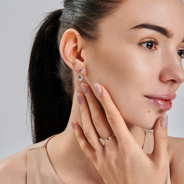 Серебряные серьги (308с)