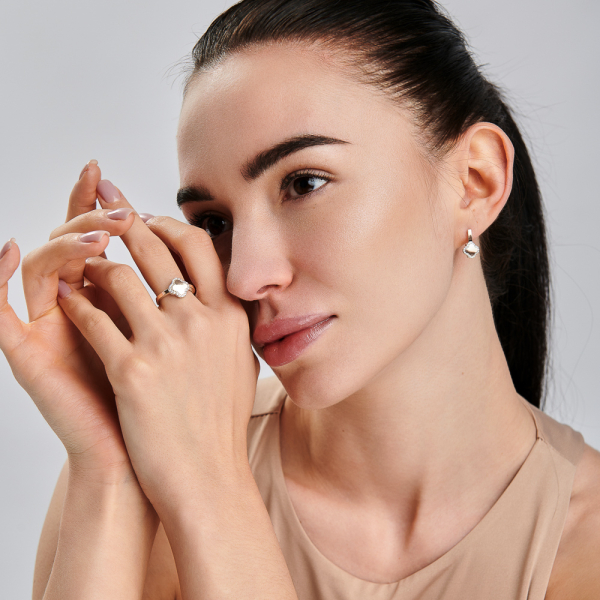 Серебряные серьги (308с)