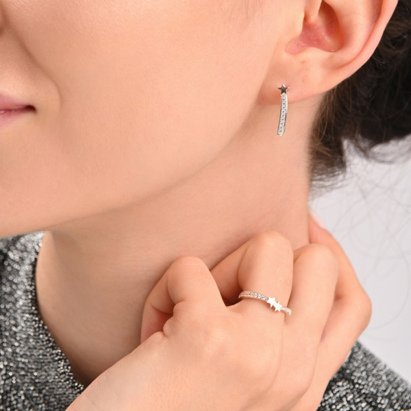 Серебряные серьги (309с)