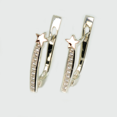 Серебряные серьги