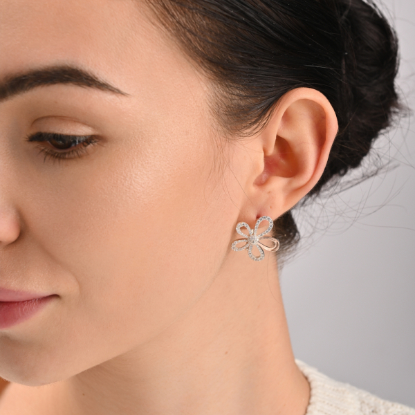 Серебряные серьги (310с)