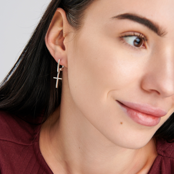 Серебряные серьги (320с)