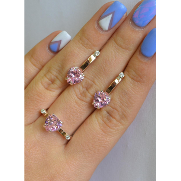 Серебряный гарнитур с золотыми напайками (025)