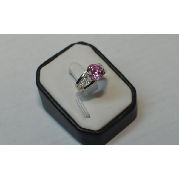 Серебряное кольцо с золотыми пластинами (026к)