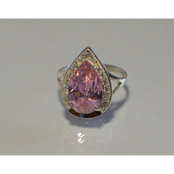 Серебряное кольцо  с пластинами из золота (038к)