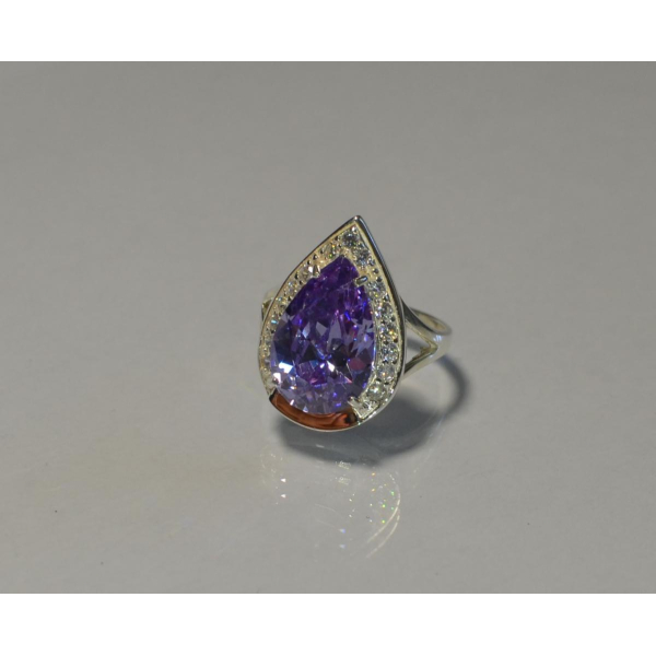 Серебряное кольцо  с пластинами из золота (038к)