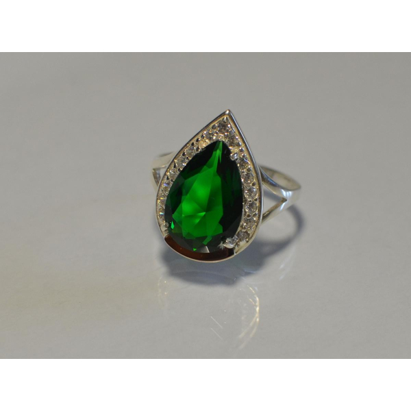 Серебряное кольцо  с пластинами из золота (038к)