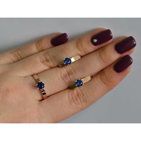 Комплект серебряный  с золотыми напайками (045)