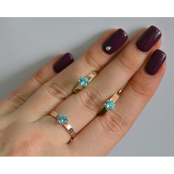 Комплект серебряный  с золотыми напайками (045)