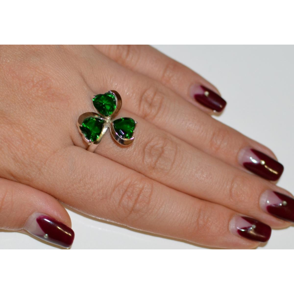 Серебряное кольцо  с пластинами из золота (061к)