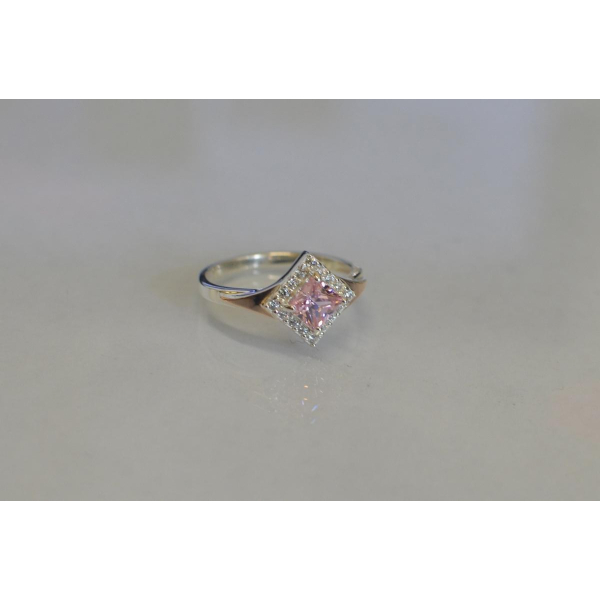 Серебряное кольцо с накладками из золота074 (074к)