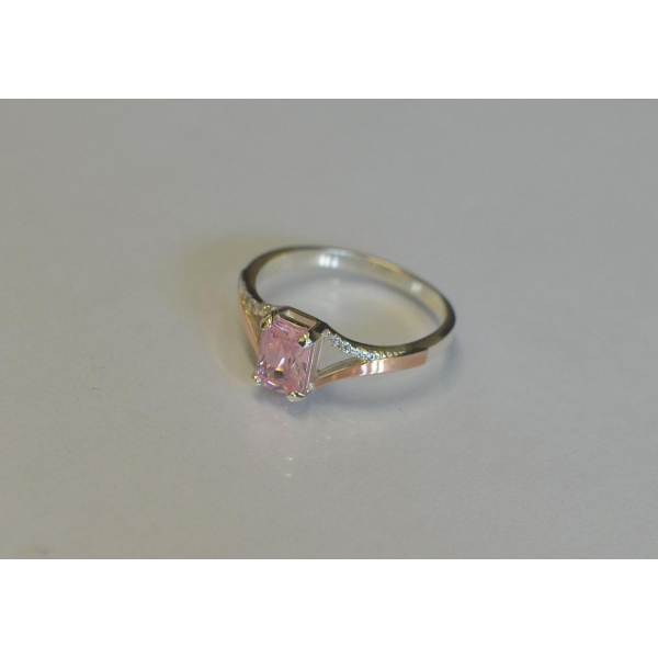 Серебряное кольцо с золотыми пластинами (100к)