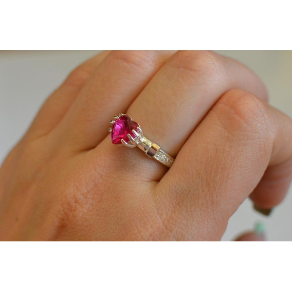 Кольцо серебряное  с золотыми накладками (102к)