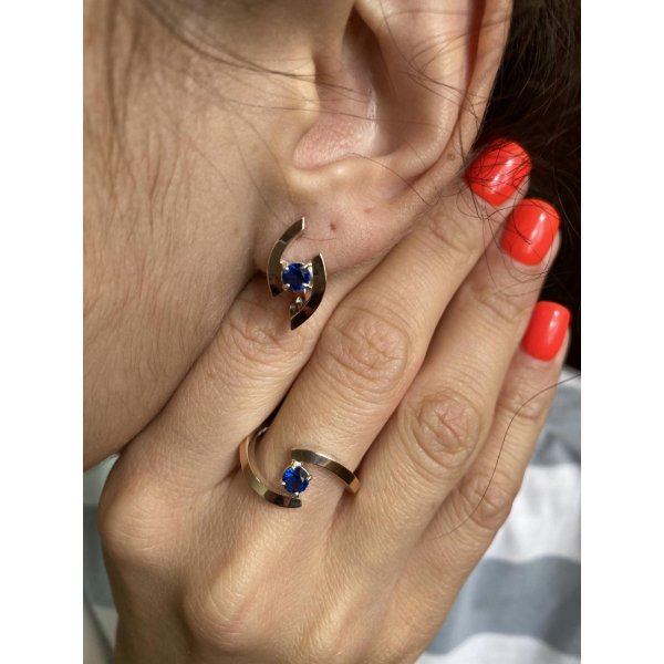 Серебряные серьги (113с)