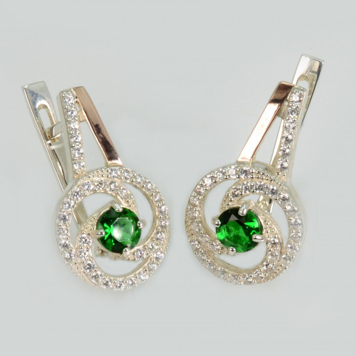 Серебряные серьги (115с)