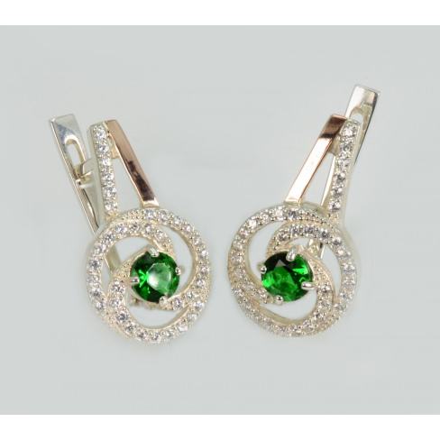 Срібні сережки