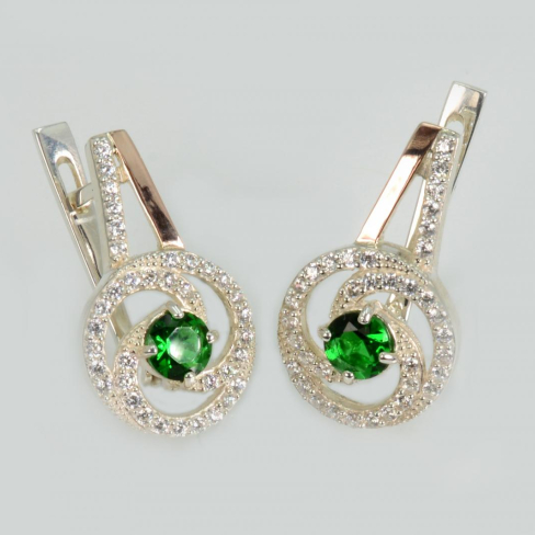 Серебряные серьги