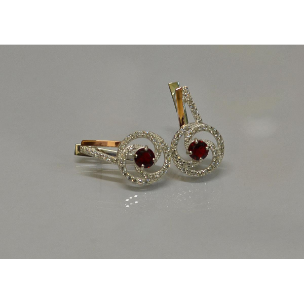 Серебряные серьги (115с)