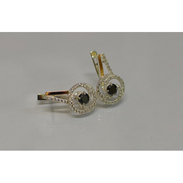 Серебряные серьги (115с)