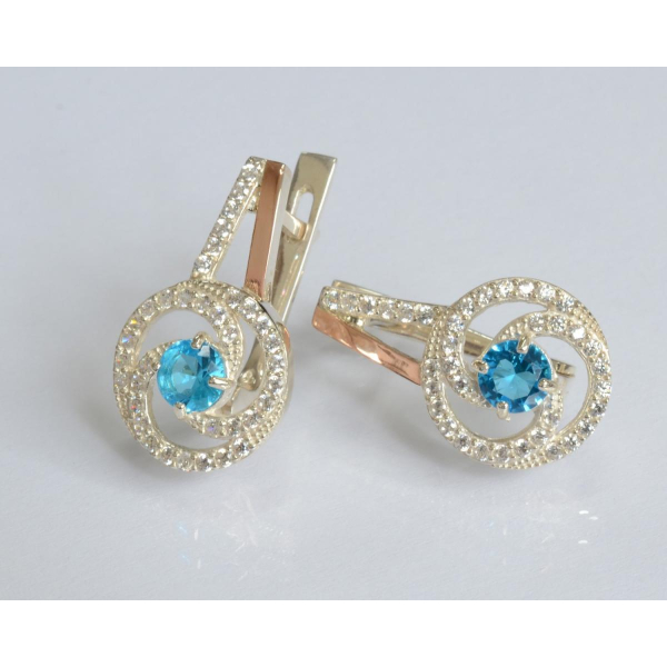 Серебряные серьги (115с)