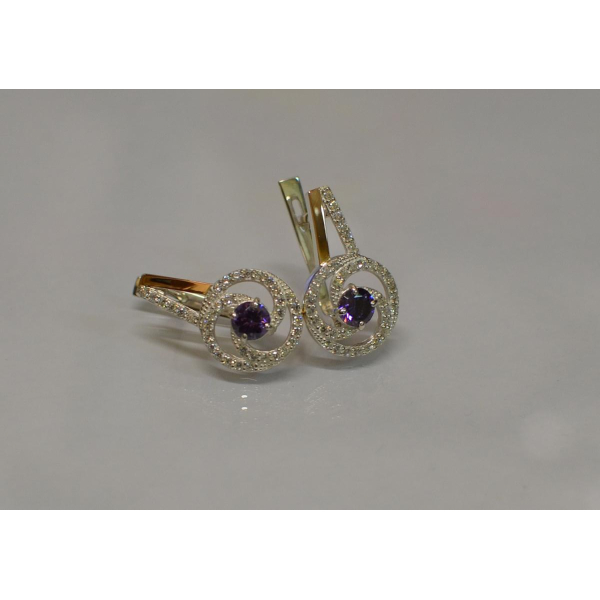 Серебряные серьги (115с)