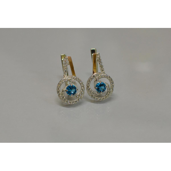 Серебряные серьги (115с)