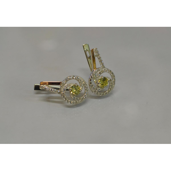 Серебряные серьги (115с)