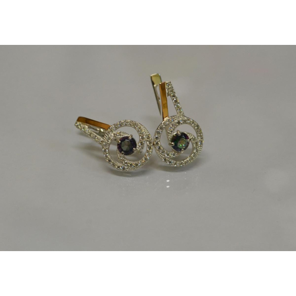 Серебряные серьги (115с)