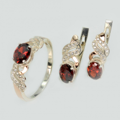 Срібний гарнітур