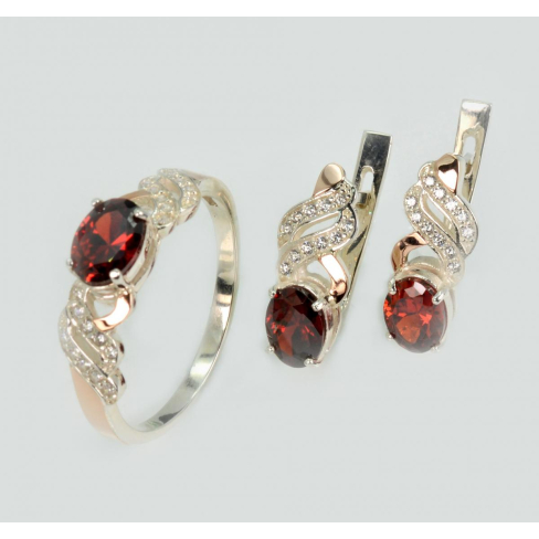 Серебряный гарнитур