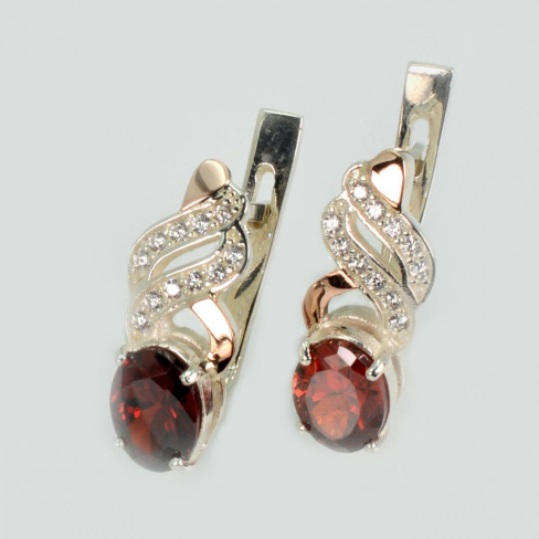 Серебряные серьги